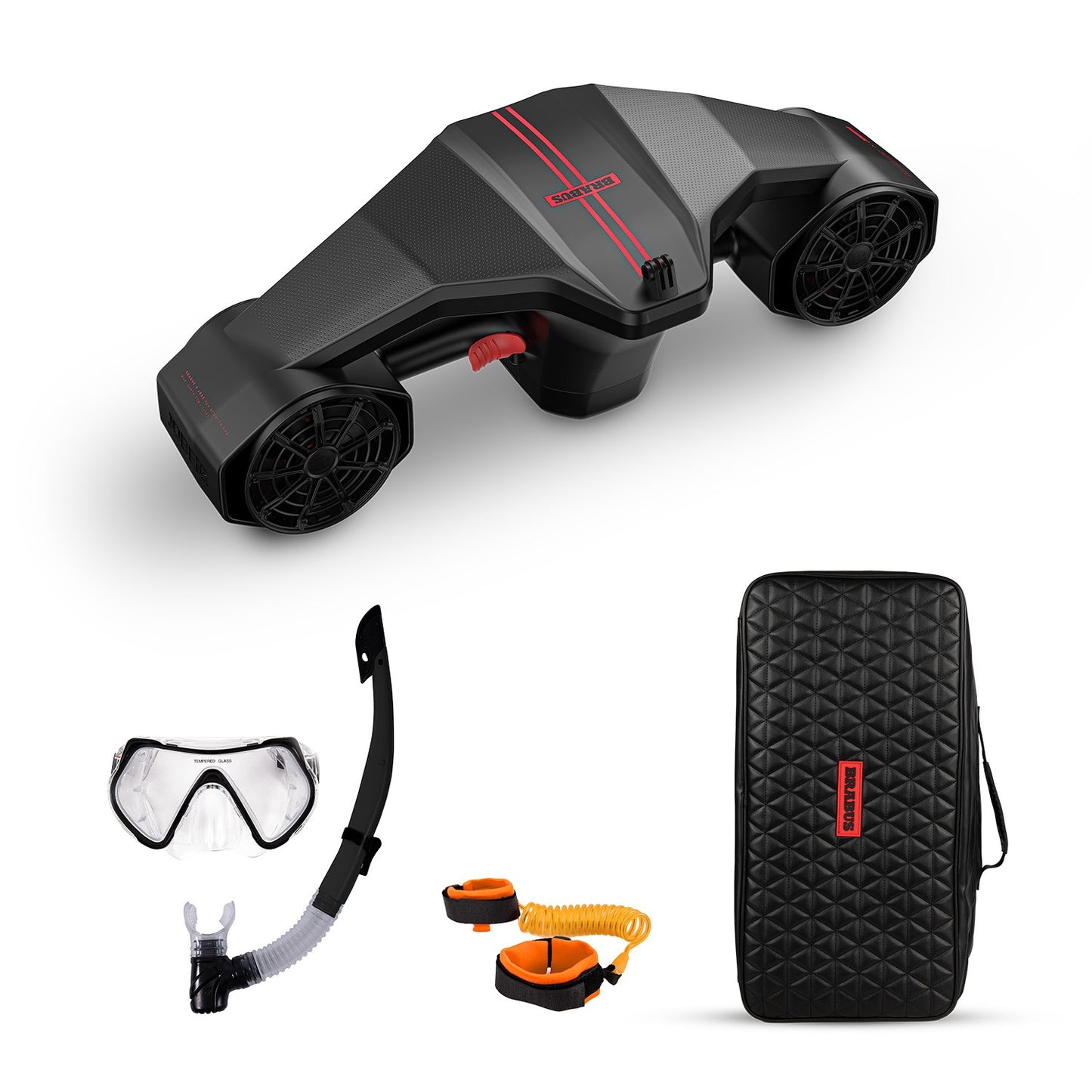 Brabus x Jobe Shadow Seascooter pakket – luxe elektrische seascooter voor snorkelen en duiken